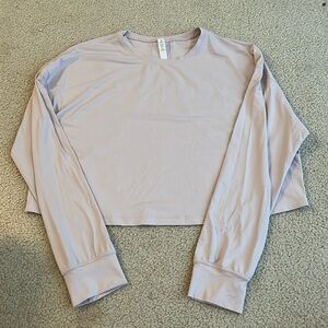 Long Sleeve Lululemon Cropped Top